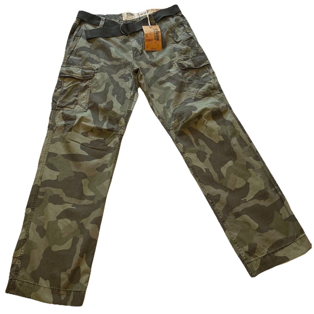 Urban Pipeline Men's Camo Cargo Pants 34x32 EUC